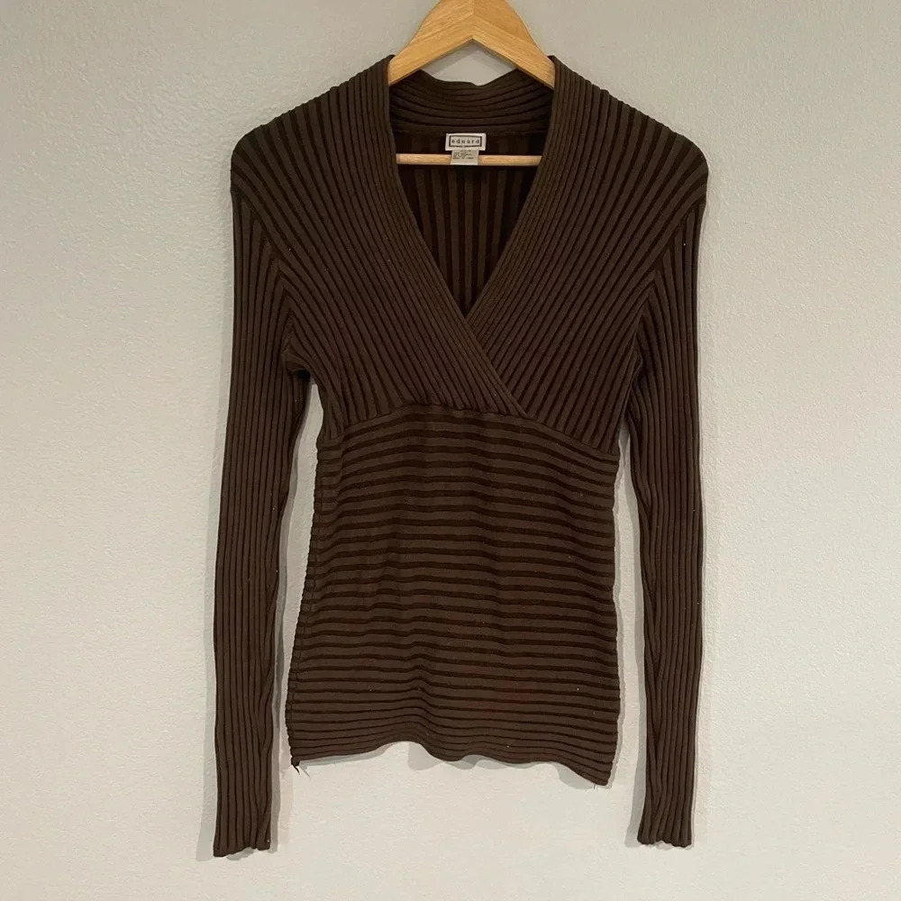 Vintage Edward Silk long sleeve top